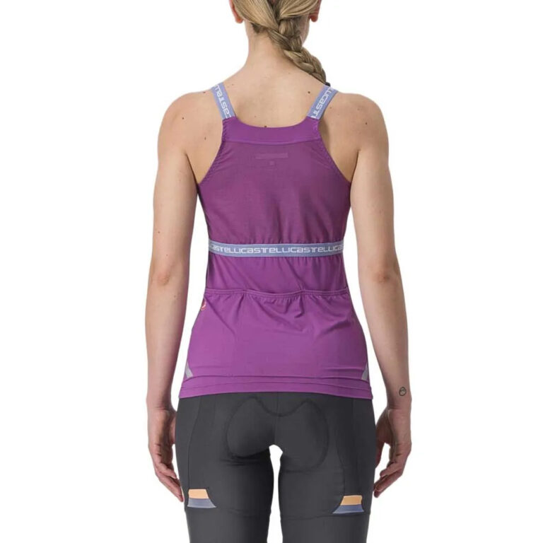 Castelli Bavette Sleeveless Jersey S Amethist / Violet Mist - Image 2