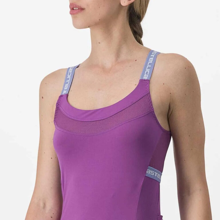 Castelli Bavette Sleeveless Jersey S Amethist / Violet Mist - Image 3