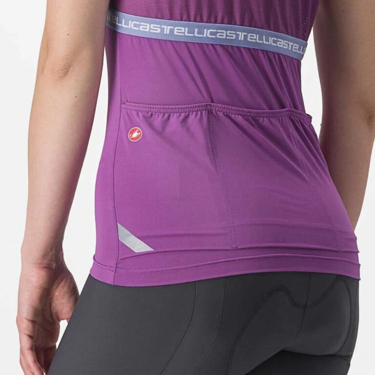 Castelli Bavette Sleeveless Jersey S Amethist / Violet Mist - Image 4