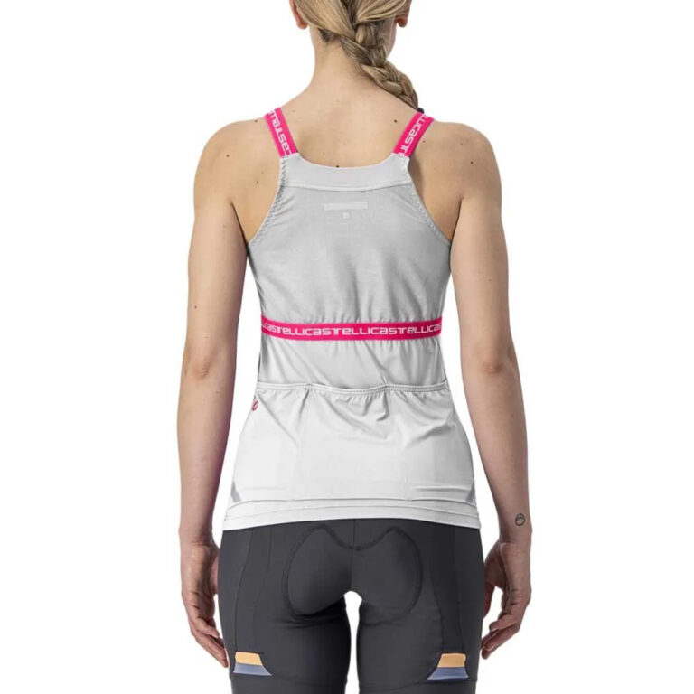 Castelli Bavette Sleeveless Jersey XS Ivory / Red Persian - L Ivory / Red Persian - Image 2