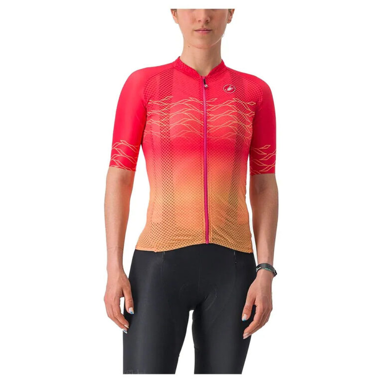 Castelli Climber&amp;acute;s 2.0 Short Sleeve Jersey XS Hibiscus / Light Orange - XL Hibiscus / Light Orange