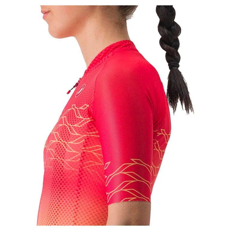 Castelli Climber&amp;acute;s 2.0 Short Sleeve Jersey XS Hibiscus / Light Orange - XL Hibiscus / Light Orange - Image 6