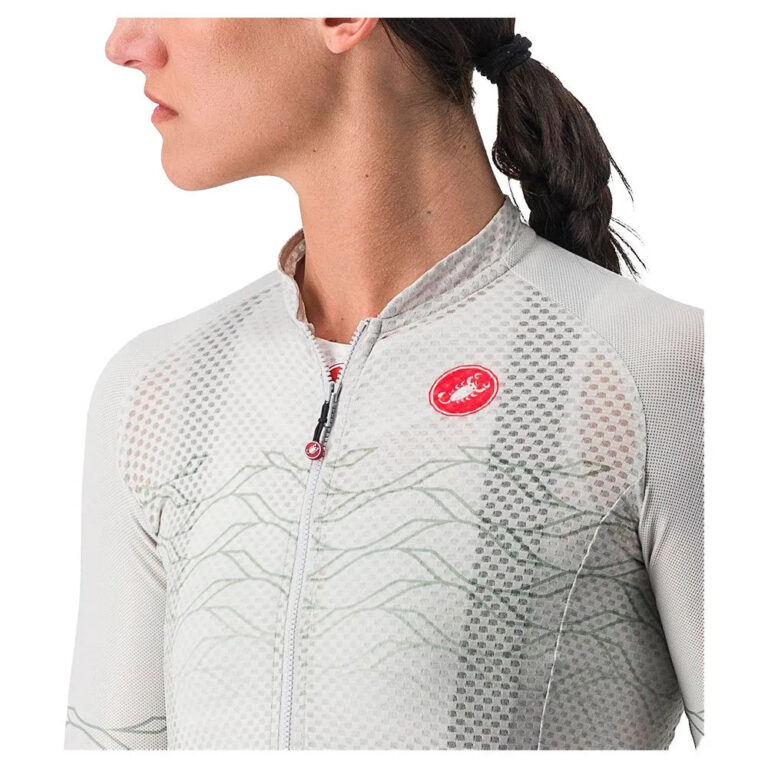 Castelli Climber&amp;acute;s 2.0 Short Sleeve Jersey XS Moon Grey / Defender Green - XL Moon Grey / Defender Green - Image 5