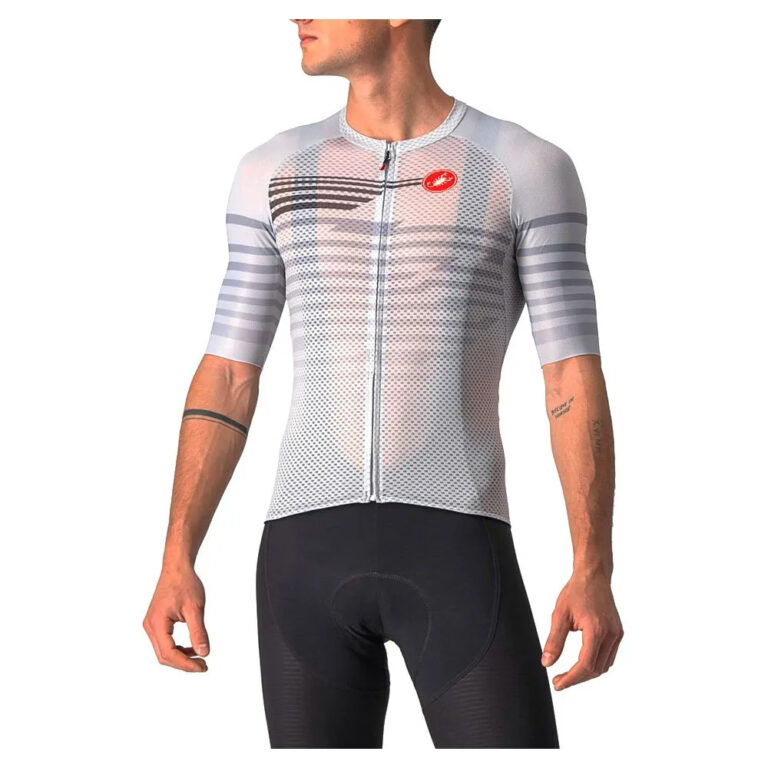 Castelli Climbers 3.0 Short Sleeve Jersey XL Silver / Dark Grey - 3XL Silver / Dark Grey