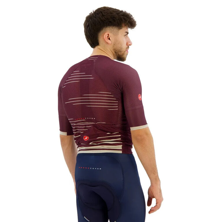 Castelli Climber&amp;acute;s 4.0 Short Sleeve Jersey S Deep Bordeaux / Silver Moon - 2XL Deep Bordeaux / Silver Moon - Image 4