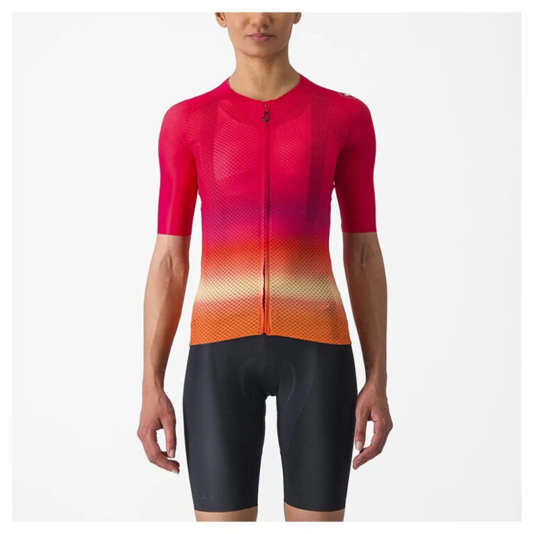 Castelli Climber&amp;acute;S 4.0 Short Sleeve Jersey S Hibiscus / Pink-Ornge - M Hibiscus / Pink-Ornge - Image 10