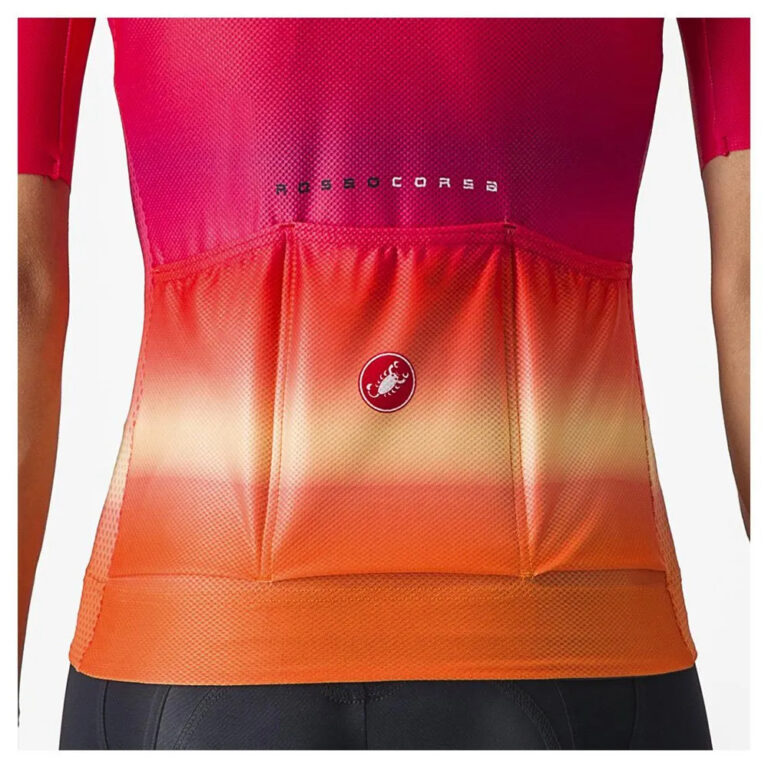 Castelli Climber&amp;acute;S 4.0 Short Sleeve Jersey S Hibiscus / Pink-Ornge - M Hibiscus / Pink-Ornge - Image 4