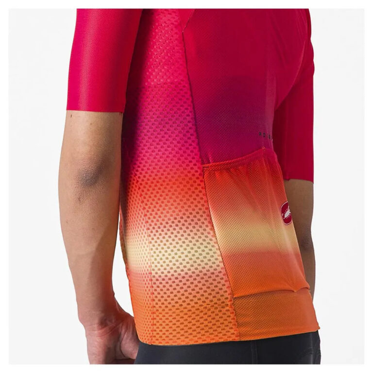 Castelli Climber&amp;acute;S 4.0 Short Sleeve Jersey S Hibiscus / Pink-Ornge - M Hibiscus / Pink-Ornge - Image 8