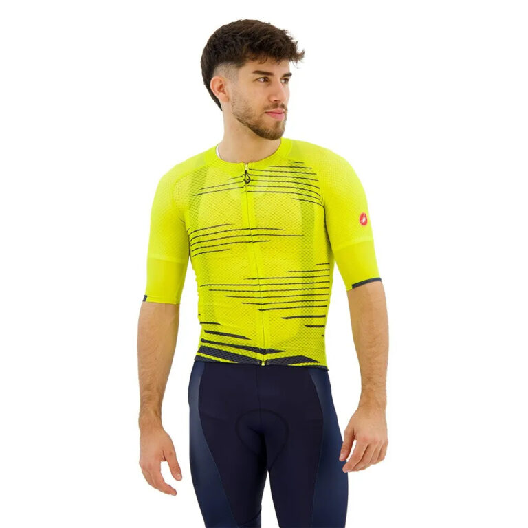 Castelli Climber&amp;acute;s 4.0 Short Sleeve Jersey M Sulphur / Twilight Blue - 2XL Sulphur / Twilight Blue