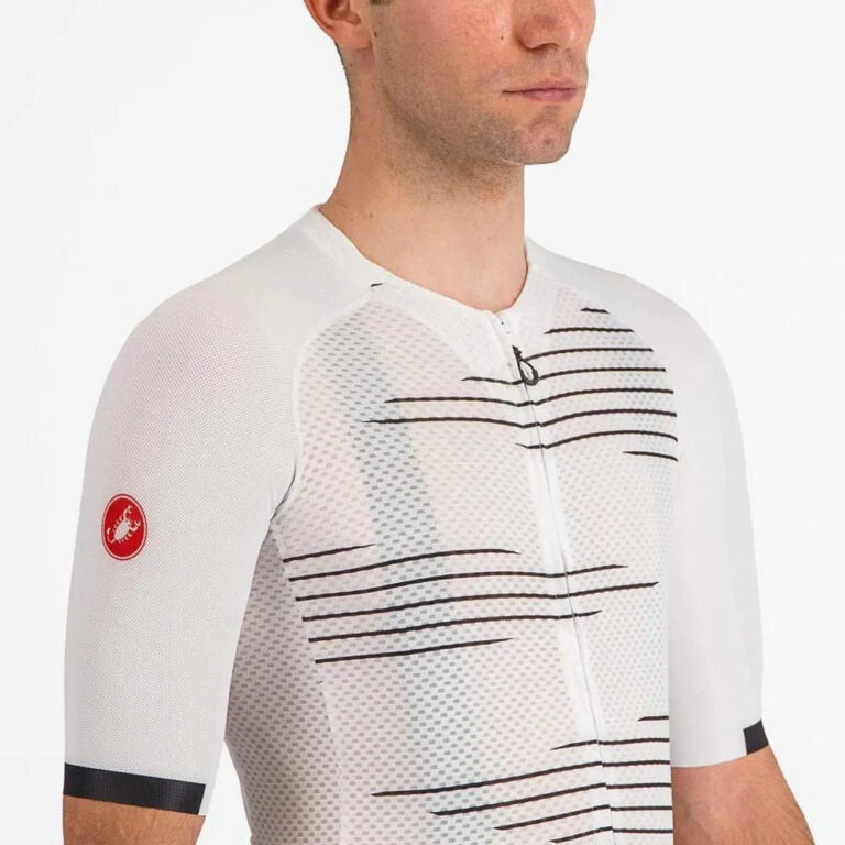 Castelli Climber&amp;acute;s 4.0 Short Sleeve Jersey 2XL White / Black - Image 3