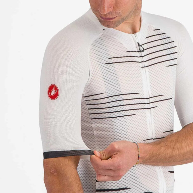 Castelli Climber&amp;acute;s 4.0 Short Sleeve Jersey 2XL White / Black - Image 4