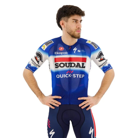 Castelli Climber&amp;acute;s 4.0 Soudal Quick-Step 2024 Short Sleeve Jersey L Multicolor - XL Multicolor