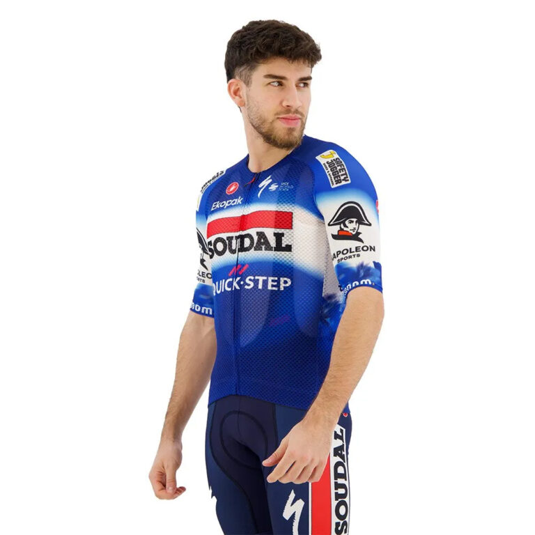 Castelli Climber&amp;acute;s 4.0 Soudal Quick-Step 2024 Short Sleeve Jersey L Multicolor - XL Multicolor - Image 3