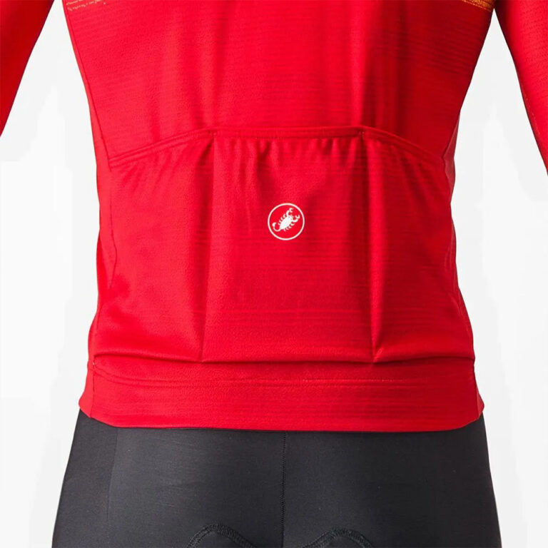 Castelli Collapse Long Sleeve Jersey S Red - 2XL Red - Image 3