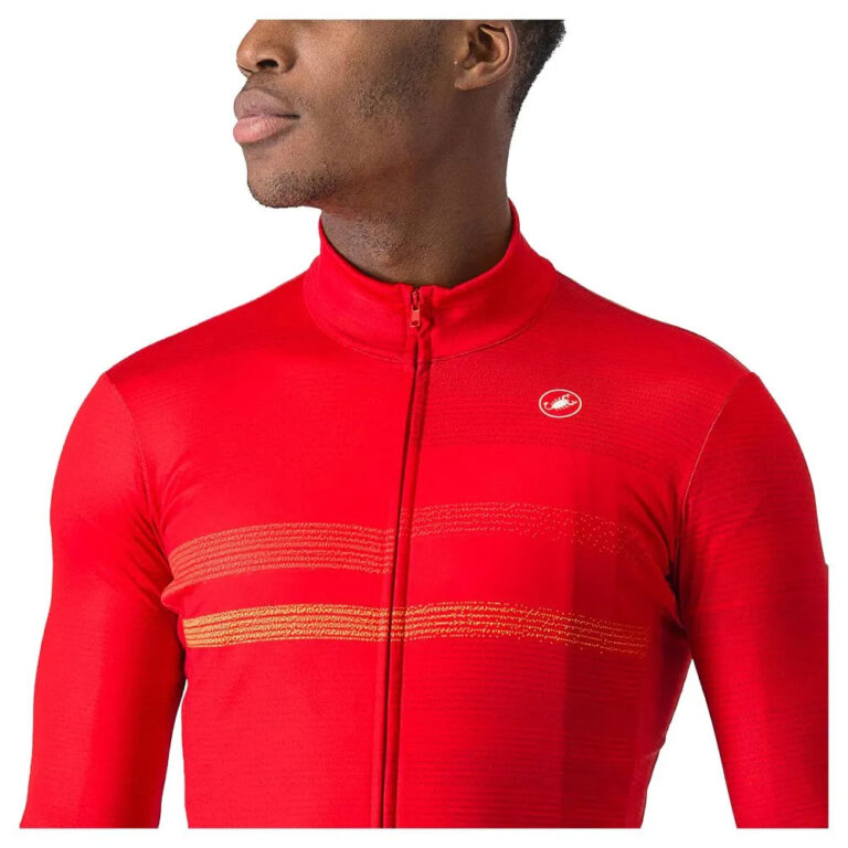 Castelli Collapse Long Sleeve Jersey S Red - 2XL Red - Image 4