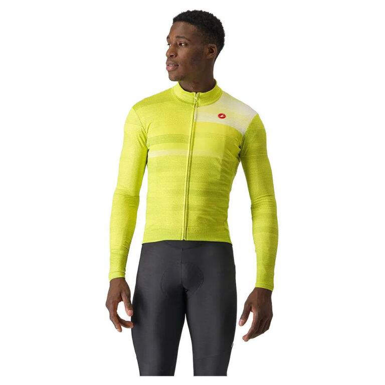 Castelli Collapse Long Sleeve Jersey S Sulphur / Military Green - XL Sulphur / Military Green