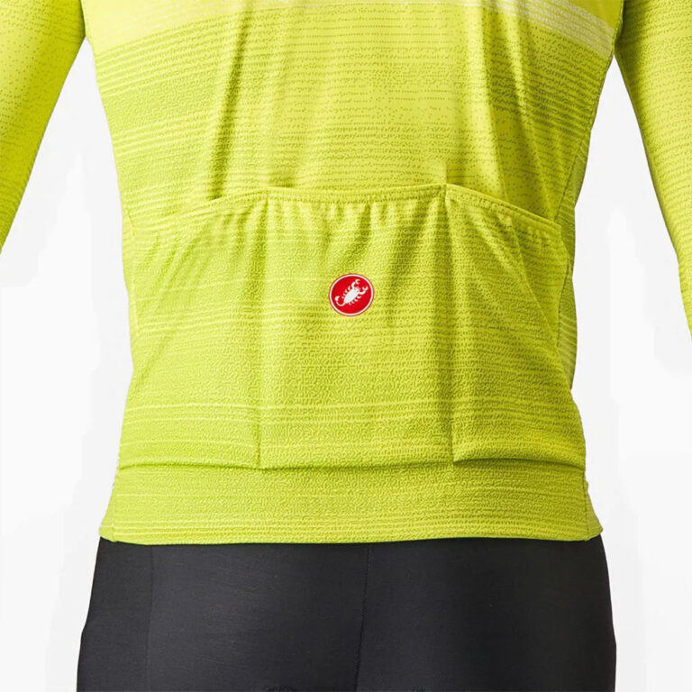 Castelli Collapse Long Sleeve Jersey S Sulphur / Military Green - XL Sulphur / Military Green - Image 3