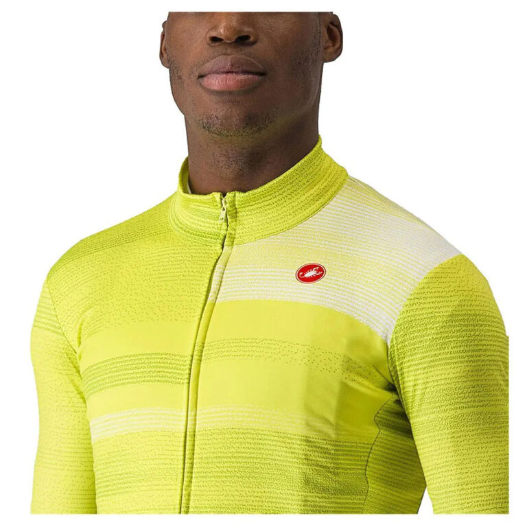 Castelli Collapse Long Sleeve Jersey S Sulphur / Military Green - XL Sulphur / Military Green - Image 4