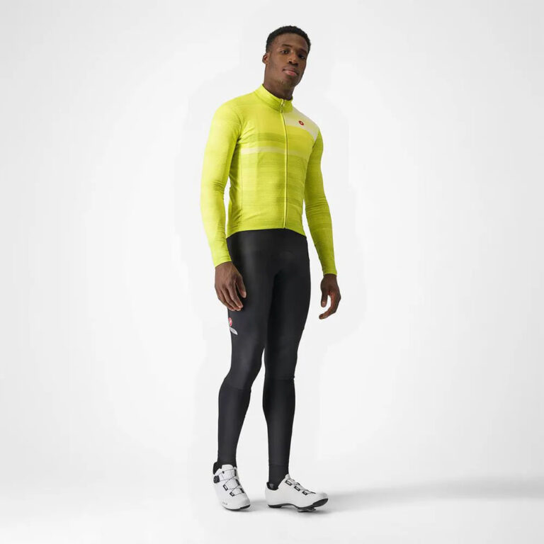 Castelli Collapse Long Sleeve Jersey S Sulphur / Military Green - XL Sulphur / Military Green - Image 5