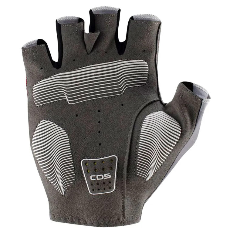 Castelli Competizione 2 Short Gloves XS Silver / Grey / Belgian Blue - Image 2