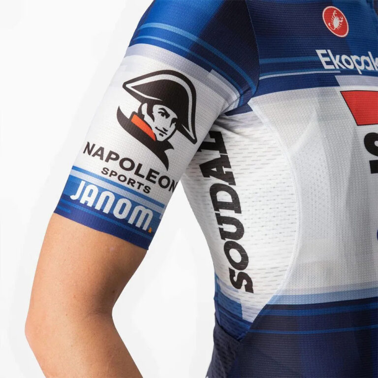 Castelli Competizione 2 Soudal Quick-Step 2023 Short Sleeve Jersey S Dark Blue / White - XL Dark Blue / White - Image 8