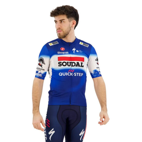 Castelli Competizione 3 Soudal Quick-Step 2024 Short Sleeve Jersey L Multicolor - 3XL Multicolor