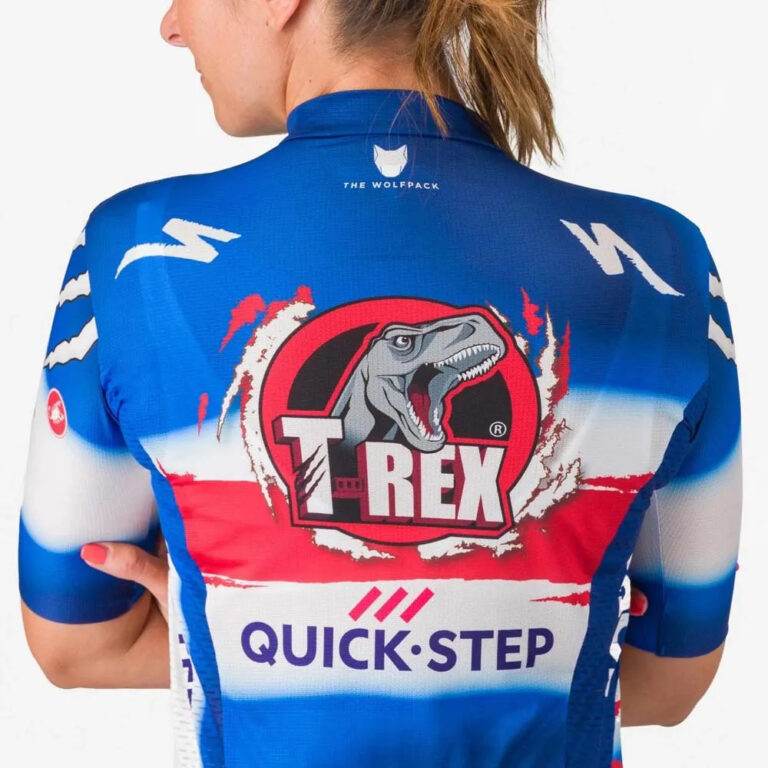 Castelli Competizione 3 T-Rex Quick-Step Short Sleeve Jersey L Vuelta Blue Ceramic - XL Vuelta Blue Ceramic - Image 4