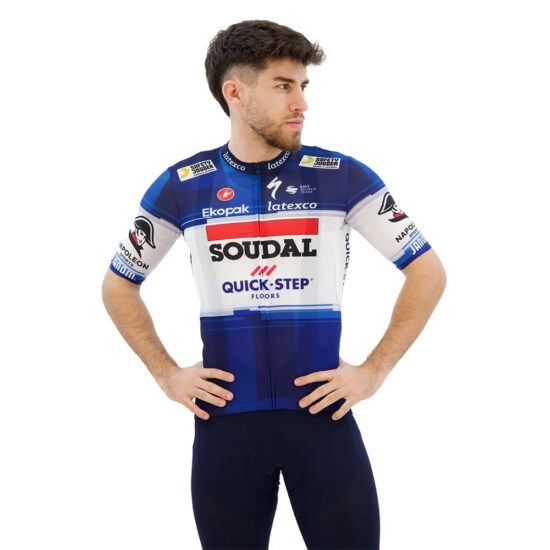 Castelli Competizione Soudal Quick-Step 2023 Short Sleeve Jersey L Dark Blue / White