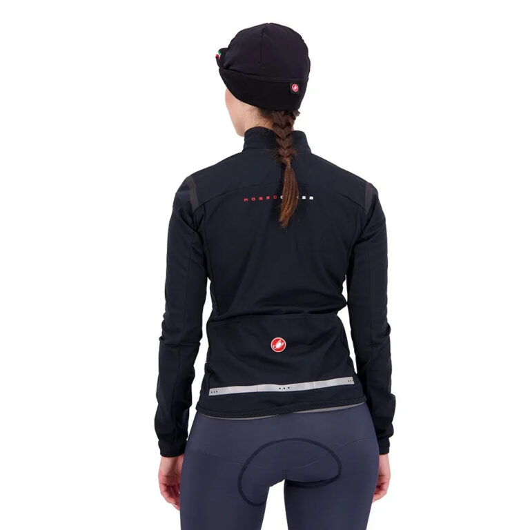 Castelli Difesa Thermal Cap One Size Black / Red - Image 3