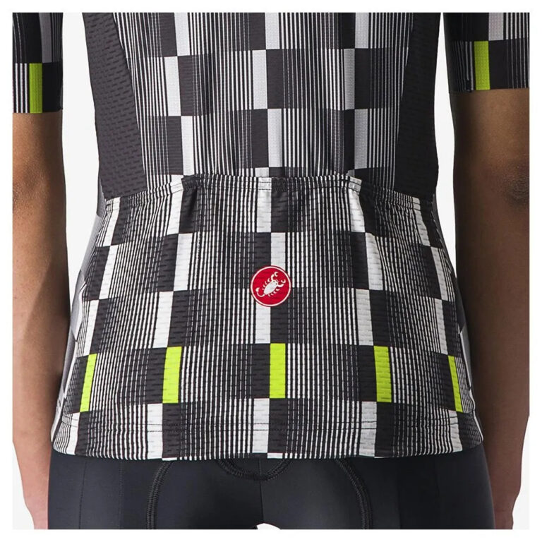 Castelli Dimensione Short Sleeve Jersey XS Black / White-Electric Lime - XL Black / White-Electric Lime - Image 4