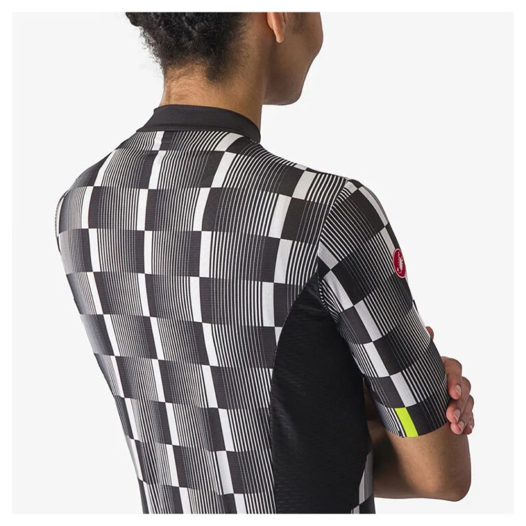 Castelli Dimensione Short Sleeve Jersey XS Black / White-Electric Lime - XL Black / White-Electric Lime - Image 5