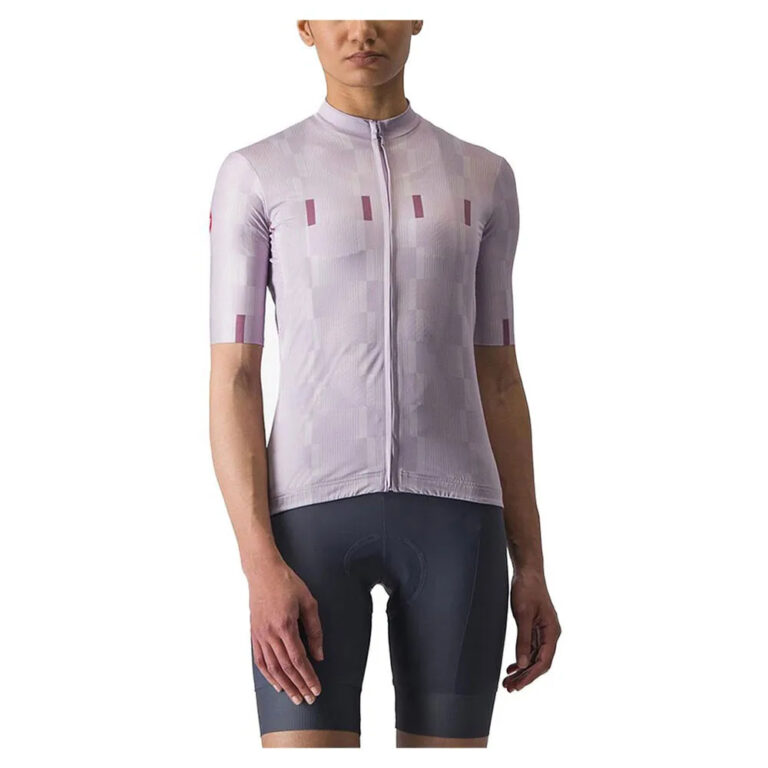 Castelli Dimensione Short Sleeve Jersey S Purple Mist / Deep Purple