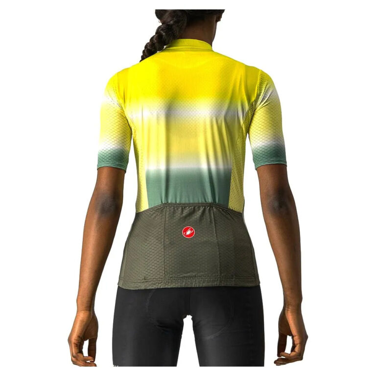 Castelli Dolce Short Sleeve Jersey M Sulphur / Military Green - XL Sulphur / Military Green - Image 2