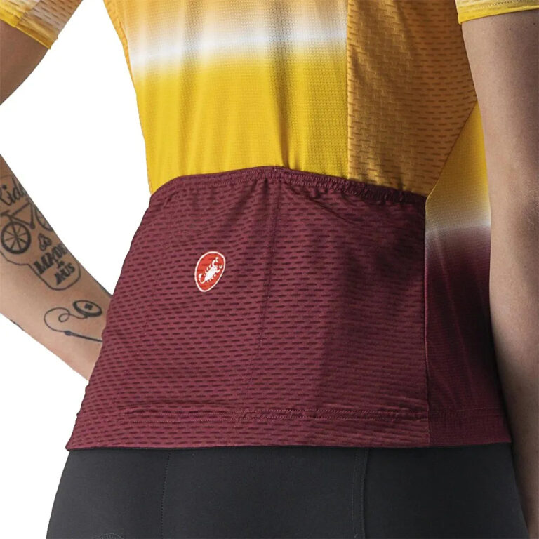 Castelli Dolce Short Sleeve Jersey XS Sand / Bordeaux - M Sand / Bordeaux - Image 3