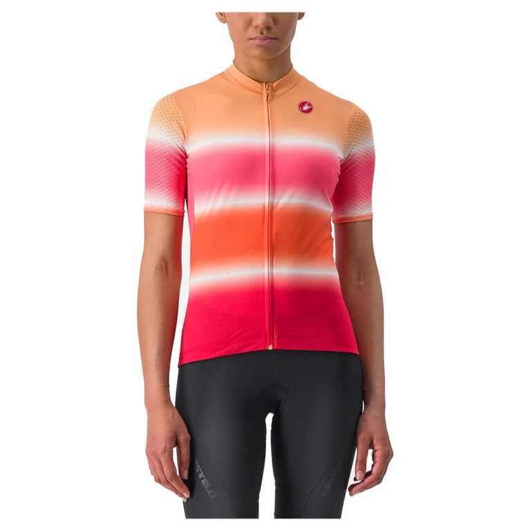 Castelli Dolce Short Sleeve Jersey XS Soft Orange / Hibiscus - S Soft Orange / Hibiscus