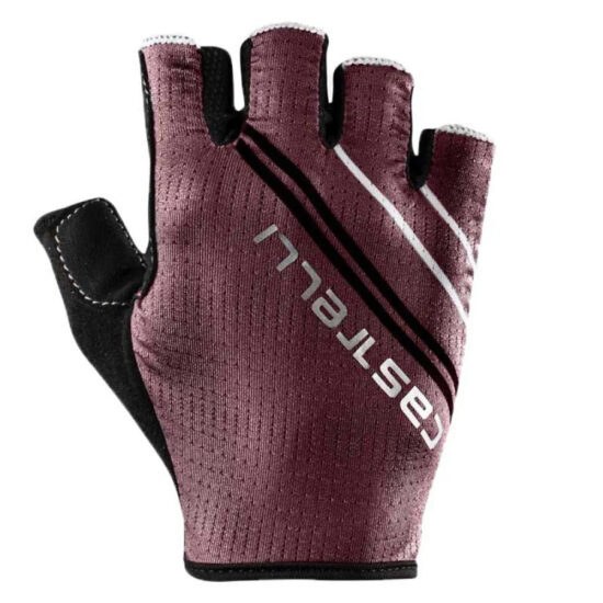 Castelli Dolcissima 2 Short Gloves XS Deep Bordeaux - XL Deep Bordeaux