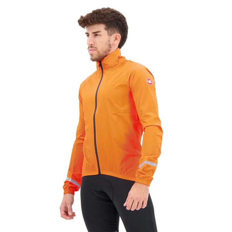 Castelli Emergency 2 Rain Jacket S Brilliant Orange - 3XL Brilliant Orange - Image 3