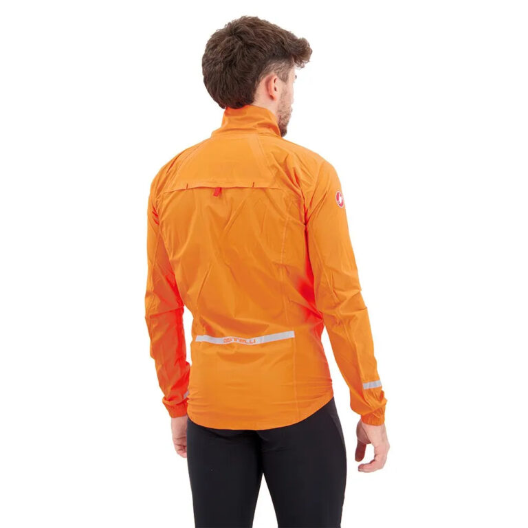 Castelli Emergency 2 Rain Jacket S Brilliant Orange - 3XL Brilliant Orange - Image 4