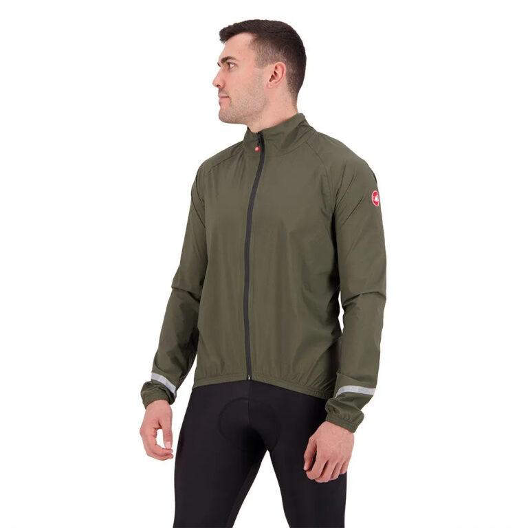 Castelli Emergency 2 Rain Jacket S Military Green - 3XL Military Green - Image 3