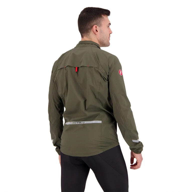 Castelli Emergency 2 Rain Jacket S Military Green - 3XL Military Green - Image 4