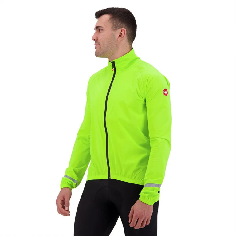 Castelli Emergency 2 Rain Jacket S Electric Lime - 3XL Electric Lime - Image 3