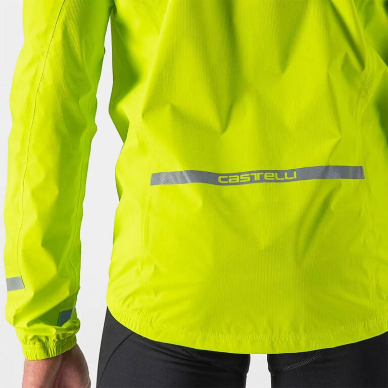 Castelli Emergency 2 Rain Jacket S Electric Lime - 3XL Electric Lime - Image 6