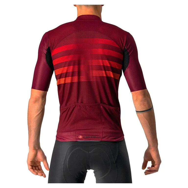 Castelli Endurance Pro Short Sleeve Jersey 2XL Bordeaux / Red / Orange - 3XL Bordeaux / Red / Orange - Image 2