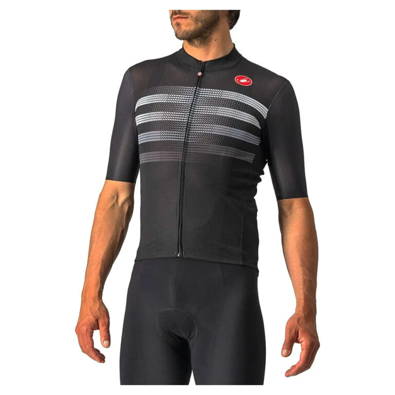 Castelli Endurance Pro Short Sleeve Jersey M Light Black / White / Grey - 2XL Light Black / White / Grey