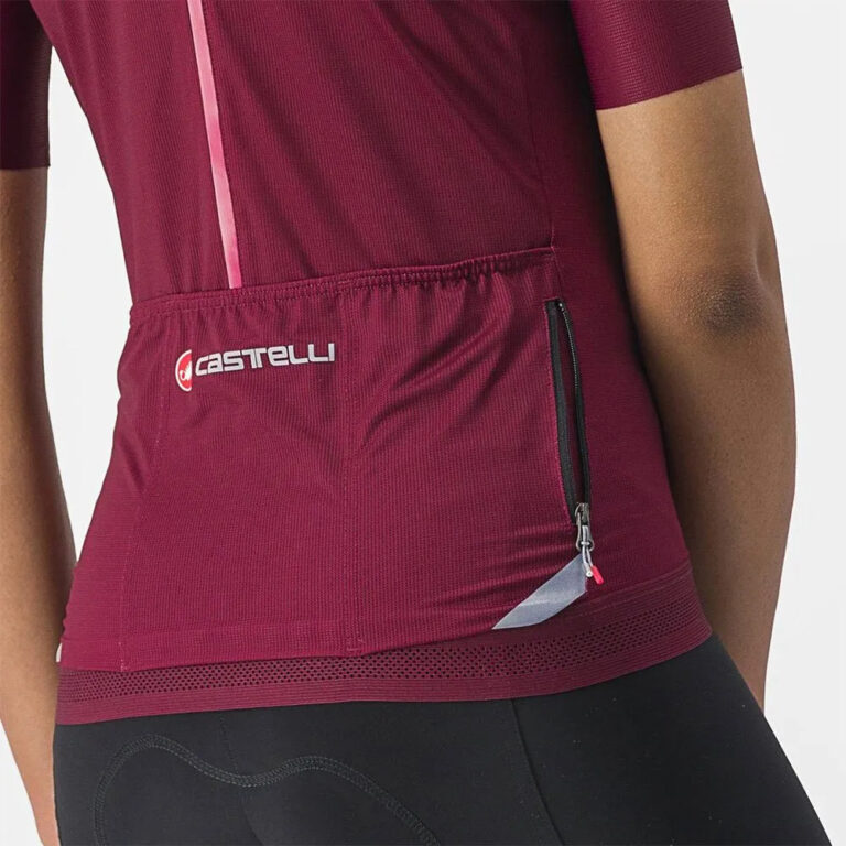 Castelli Endurance Short Sleeve Jersey M Bordeaux - L Bordeaux - Image 4