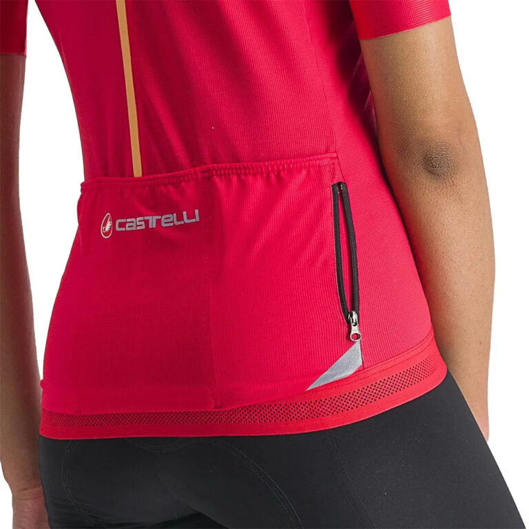 Castelli Endurance Short Sleeve Jersey M Hibiscus - L Hibiscus - Image 3