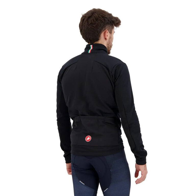 Castelli Entrata Jacket XS Black / Red - 3XL Black / Red - Image 4