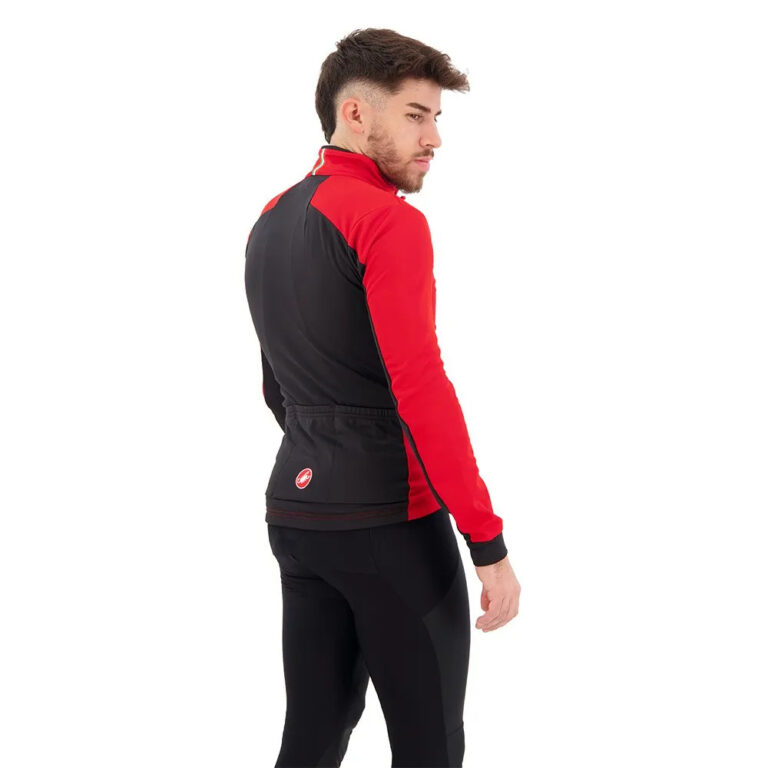 Castelli Entrata Jacket XS Red / Black - 3XL Red / Black - Image 4