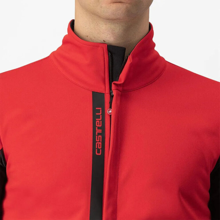 Castelli Entrata Jacket XS Red / Black - 3XL Red / Black - Image 7