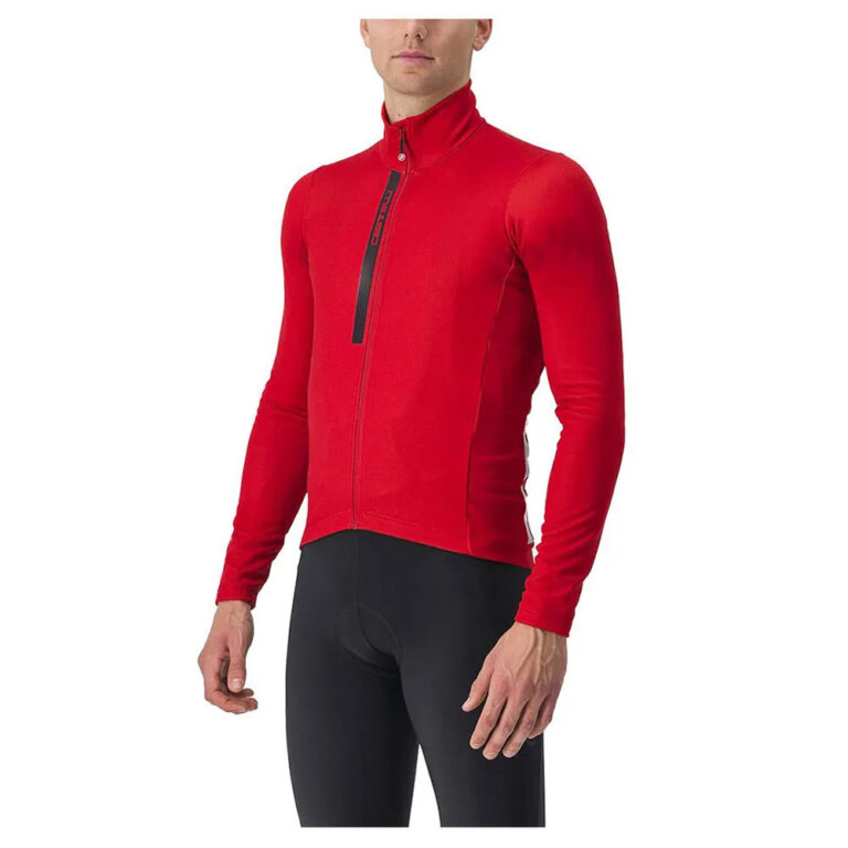 Castelli Entrata Thermal Long Sleeve Jersey S Rich Red - 2XL Rich Red